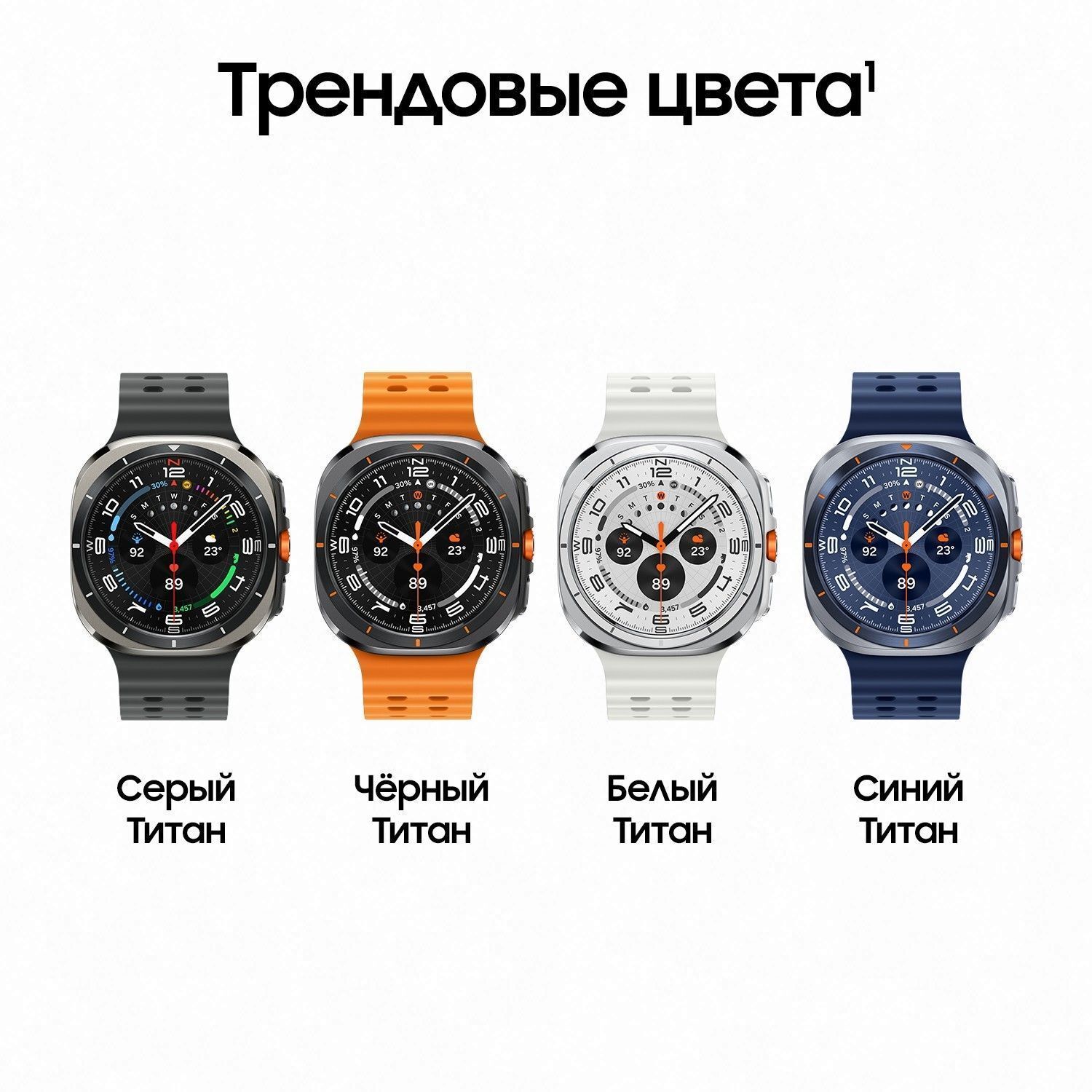 Умные часы Samsung Galaxy Watch Ultra 2025 LTE 47мм, синий титан (Titanium Blue)