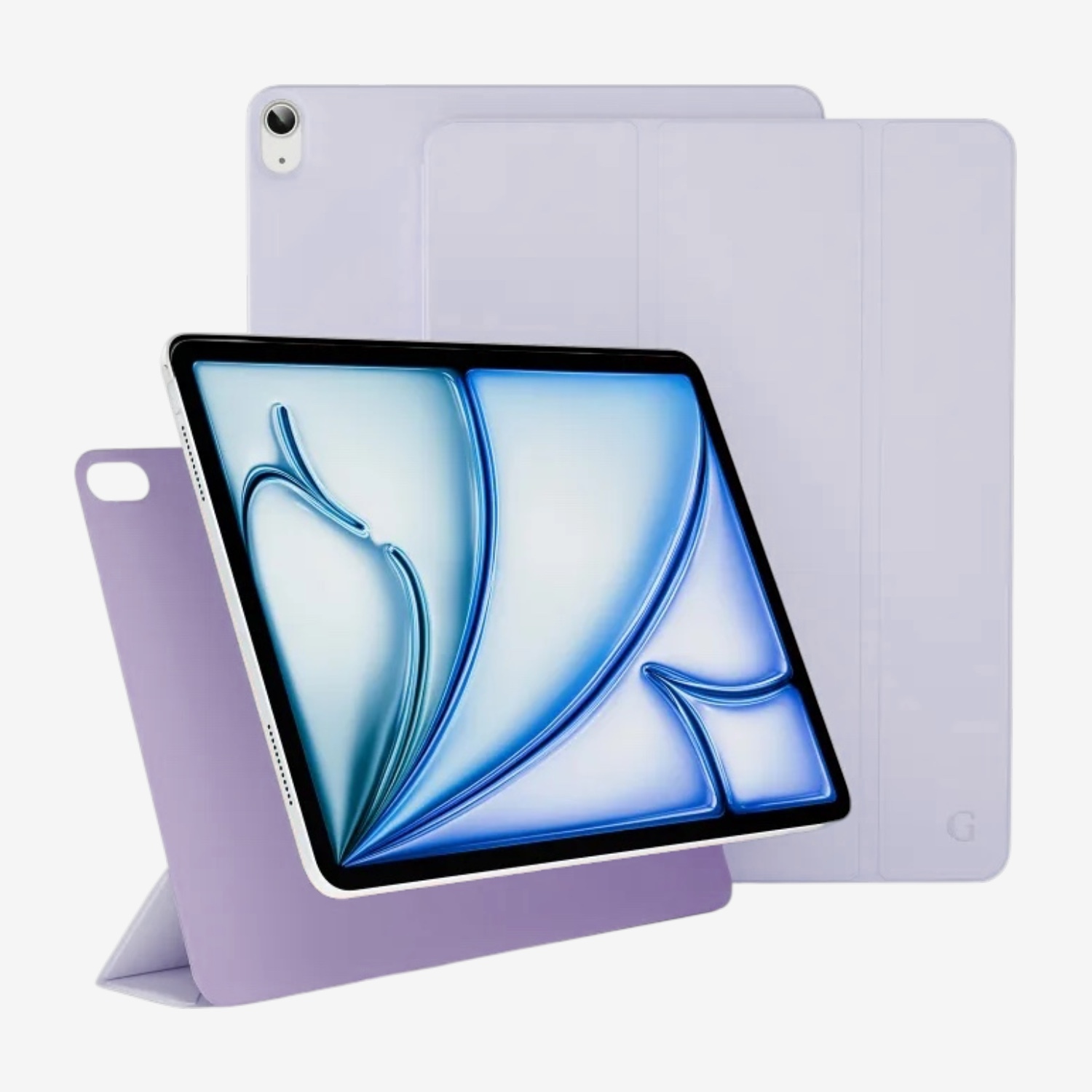 Чехол Gurdini Smart Magnet Series для iPad Air 13 (2024), лавандовый