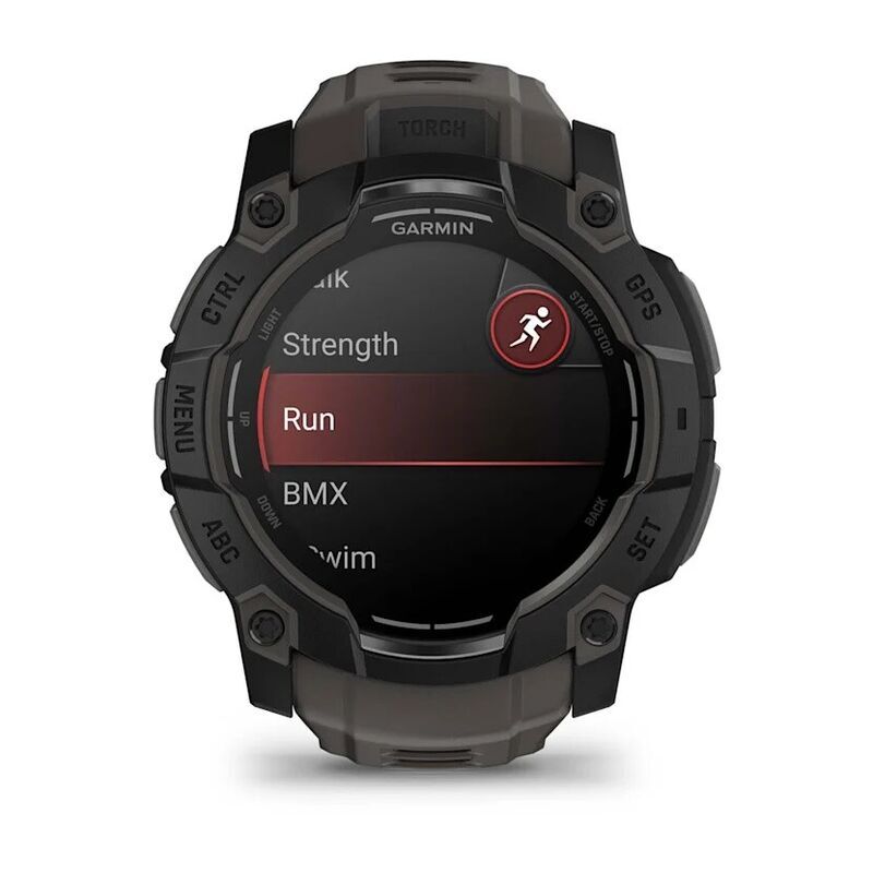 Умные часы Garmin INSTINCT 3 (010-03020-00) 50 мм AMOLED BLACK Charcoal Band