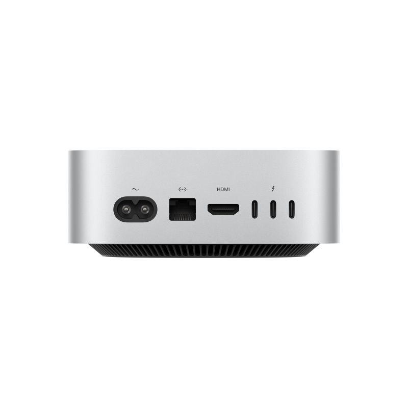 Компьютер Apple Mac mini (M4, 10C CPU, 10C GPU, 24Gb, 1Tb SSD), серебристый (Z1CF000C7)