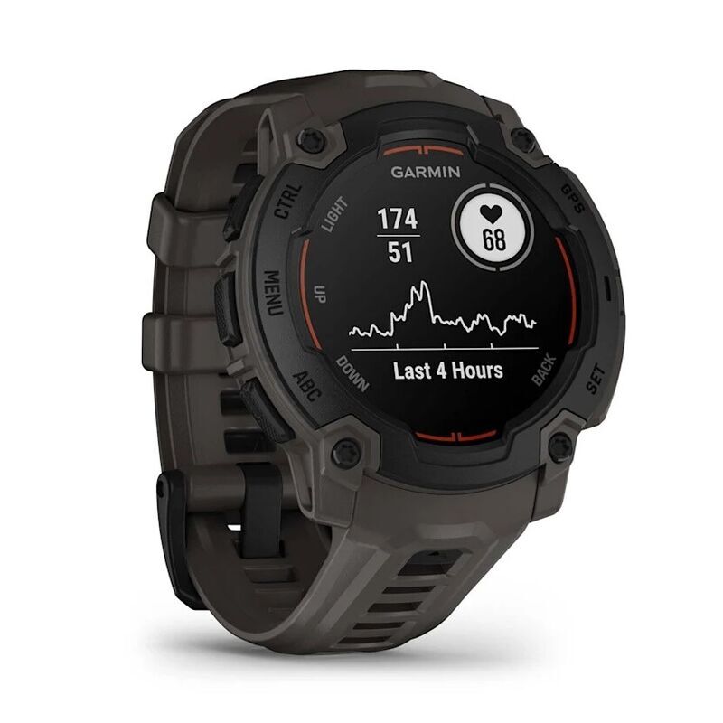 Умные часы Garmin INSTINCT E 45 мм BLACK Charcoal Band