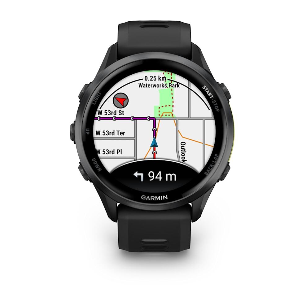 Умные часы Garmin Forerunner 970 (010-02969-10) 47 мм, Titanium Carbon Gray