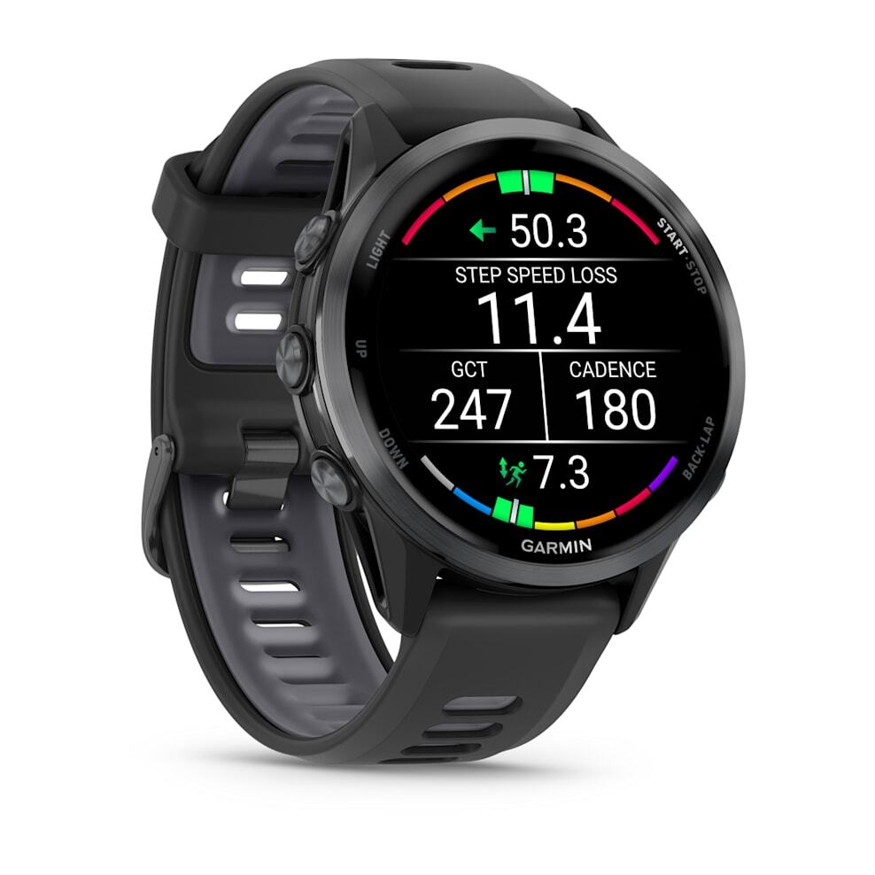 Умные часы Garmin Forerunner 970 (010-02969-10) 47 мм, Titanium Carbon Gray
