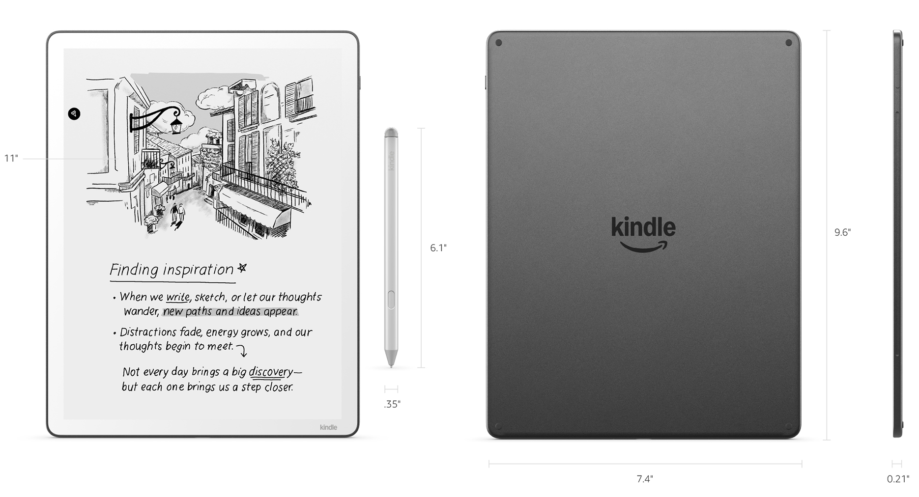 Электронная книга Amazon Kindle Scribe 2025 64Gb + стилус Premium Pen, серый (Graphite)