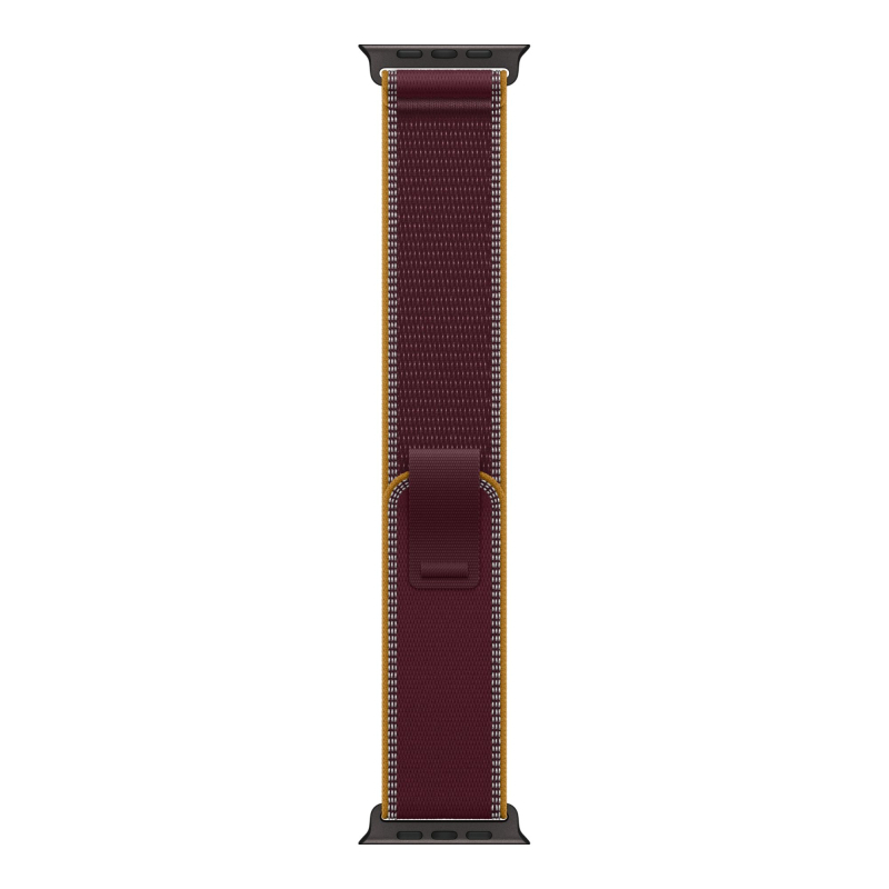 Часы Apple Watch Ultra 4 (2026), 49 мм, корпус из титана цвета «Black», ремешок Trail Loop цвета «Burgundy», бургунди