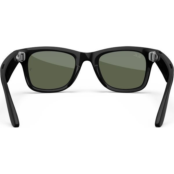 Умные очки Ray-Ban Meta Wayfarer Gen 2 RW4012 (Глянцевая чёрная оправа, линзы зелёные), размер L