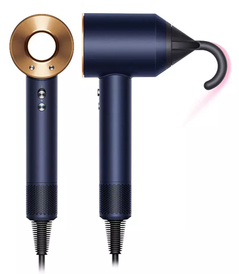 Фен Dyson Supersonic HD08, синий/медный (Prussian blue/Copper) (2021)