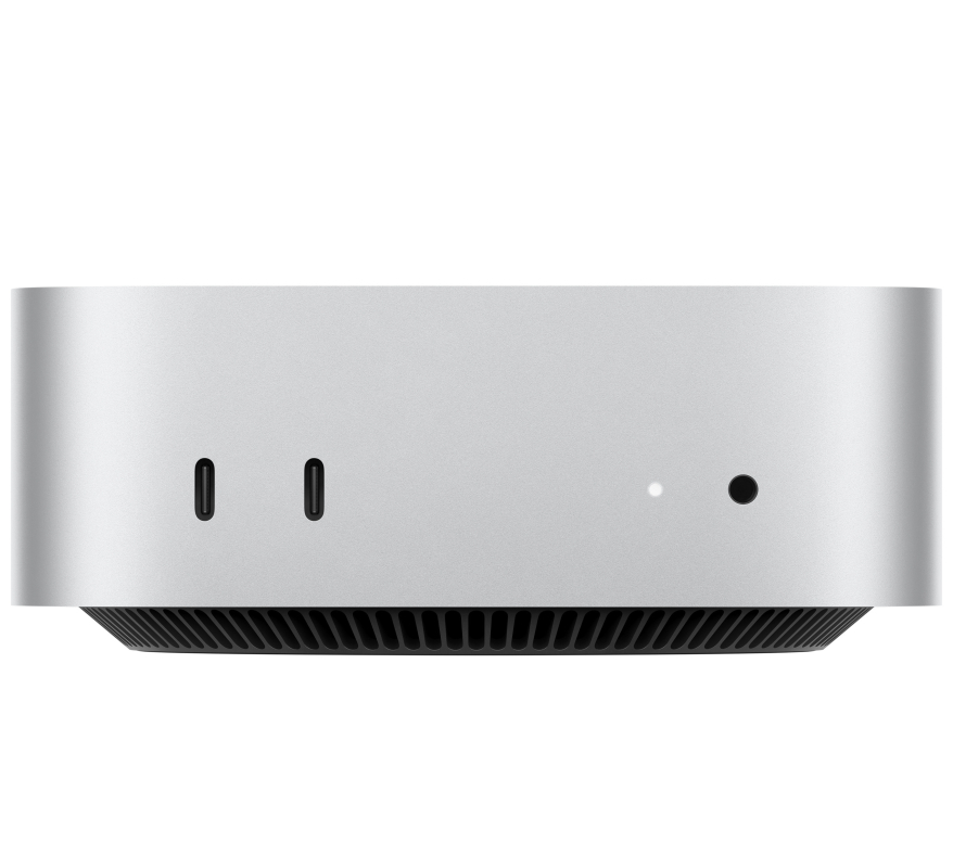 Компьютер Apple Mac mini (M4 Pro, 12C CPU, 16C GPU, 24Gb, 512Gb SSD), серебристый (MCX44)