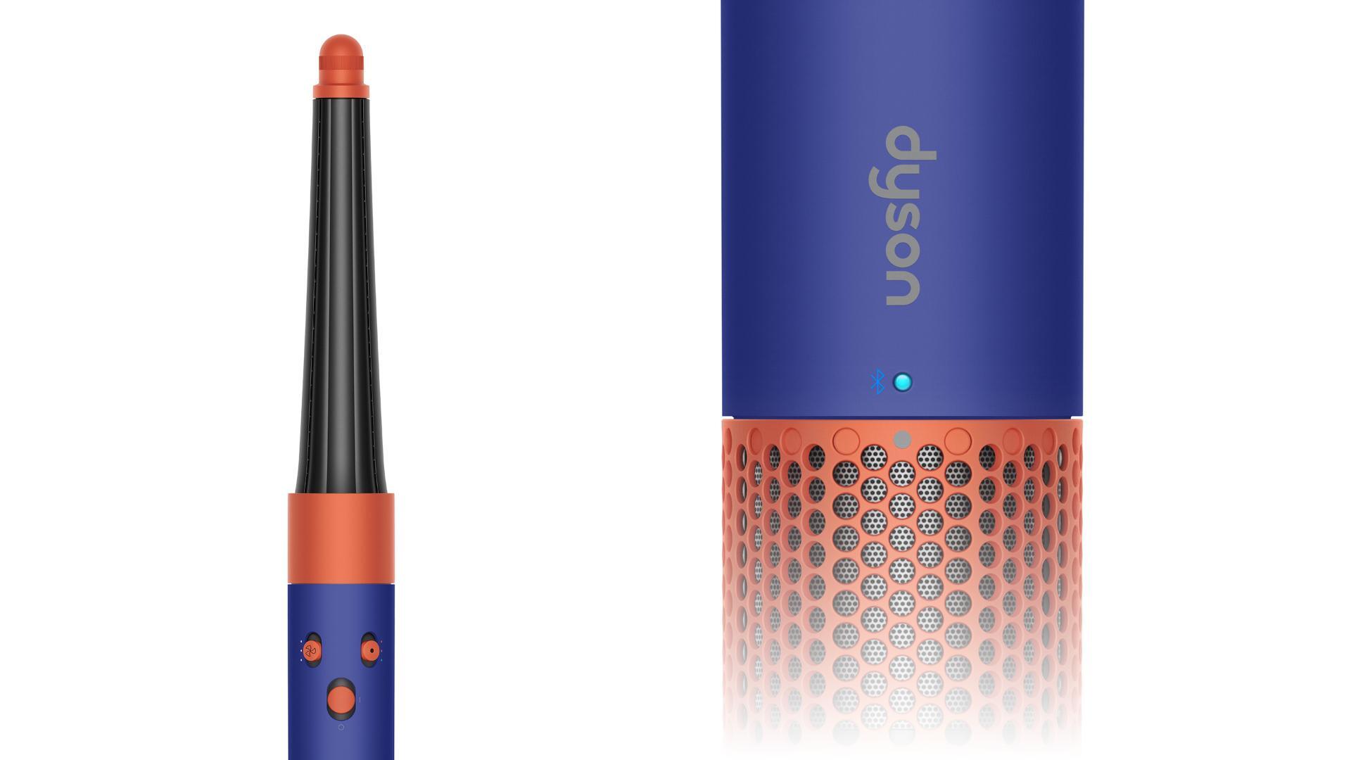 Стайлер Dyson Airwrap i.d. Long HS08 Straight+Wavy, синий/оранжевый (Vinca Blue/Topaz) (2024)