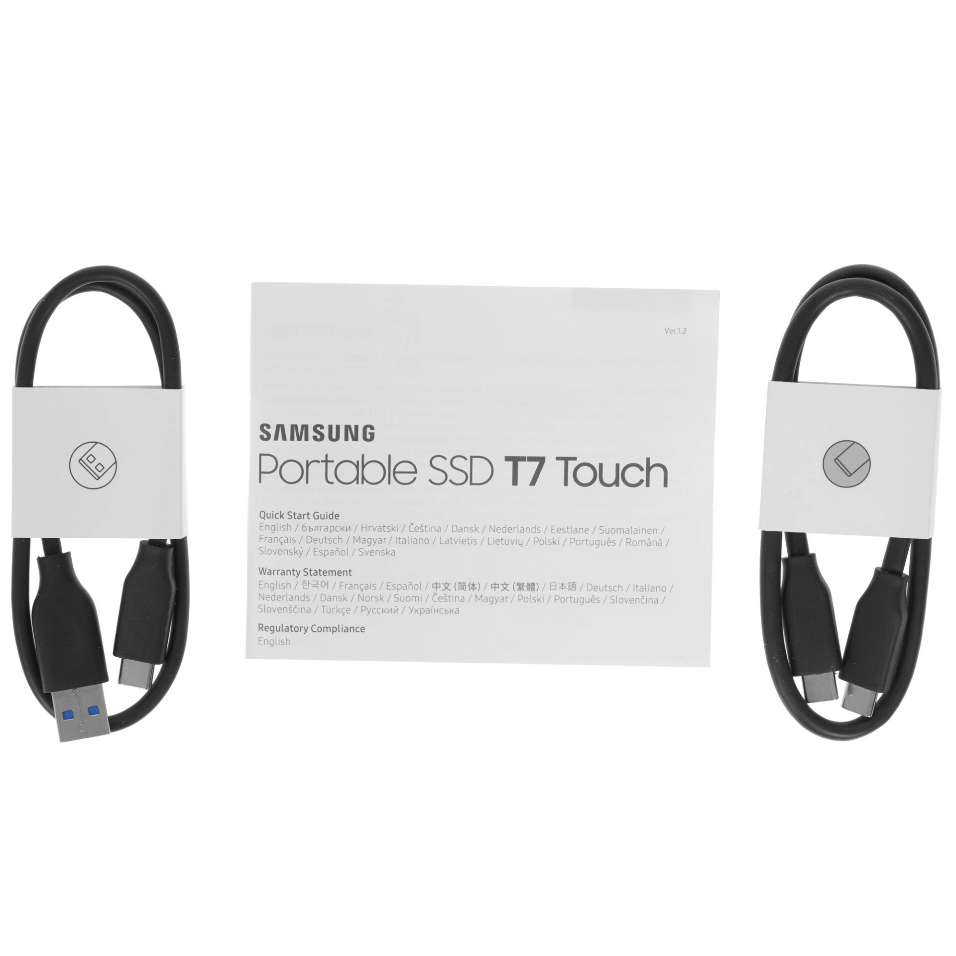 500 ГБ Внешний SSD Samsung T7 Touch [MU-PC500S/WW]