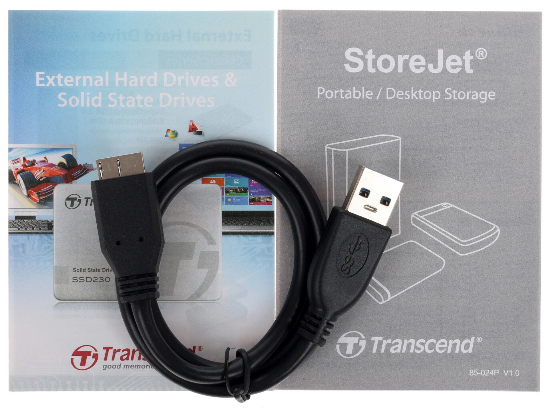 1 ТБ Внешний HDD Transcend StoreJet 25H3 [TS1TSJ25H3B]