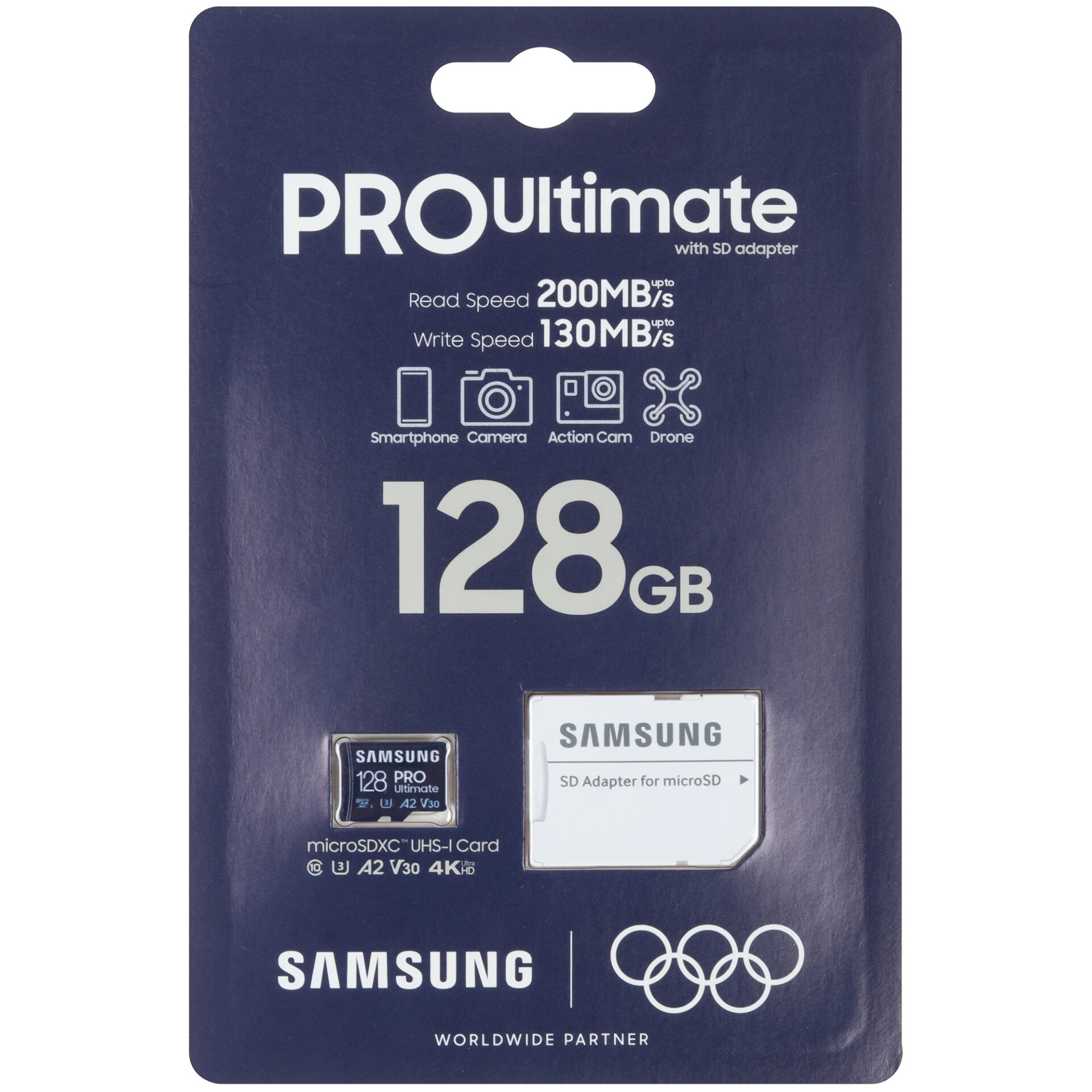 Карта памяти Samsung PRO Utimate microSDXC 128 ГБ [MB-MY128SA/WW]