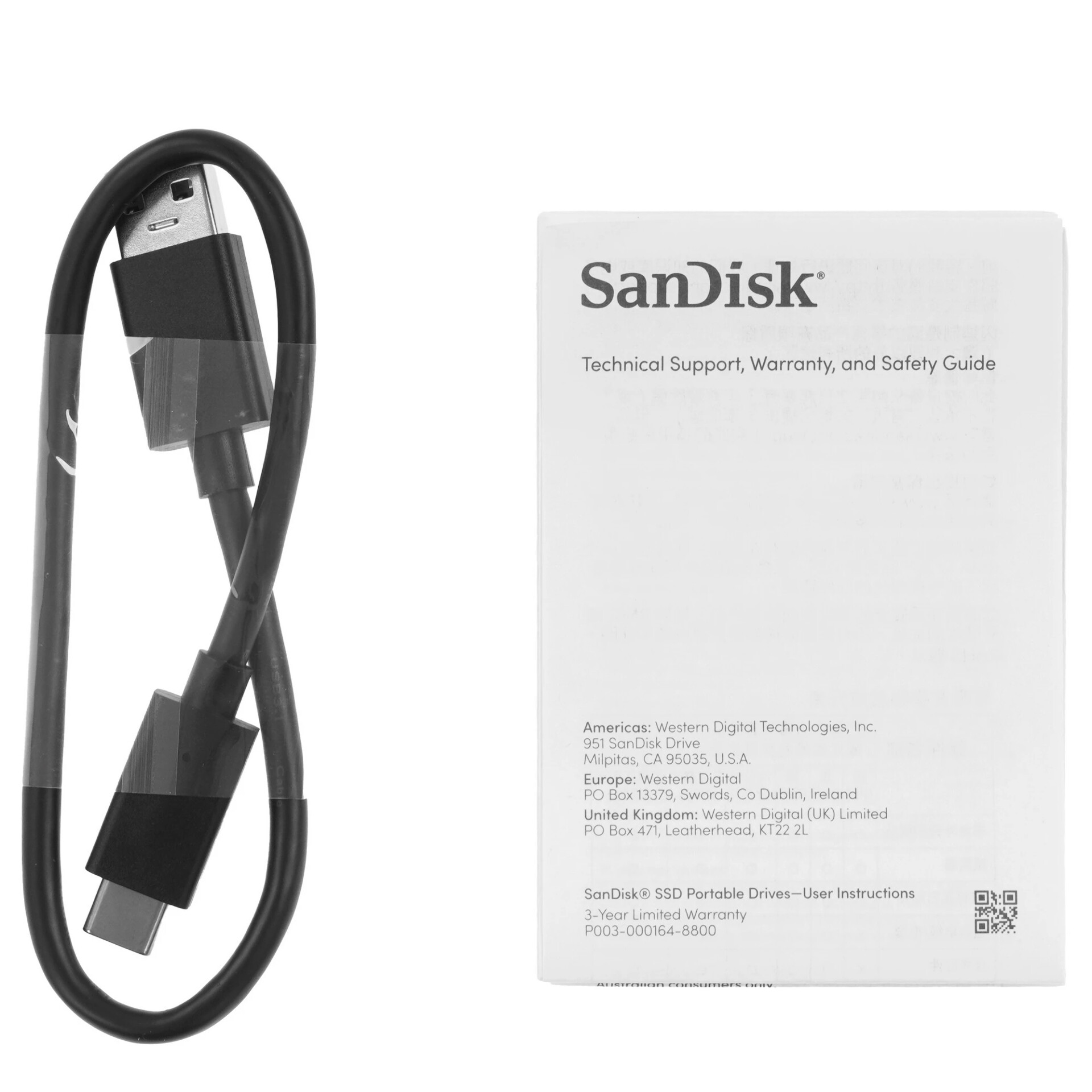 2000 ГБ Внешний SSD SanDisk Portable [SDSSDE30-2T00-Z26]