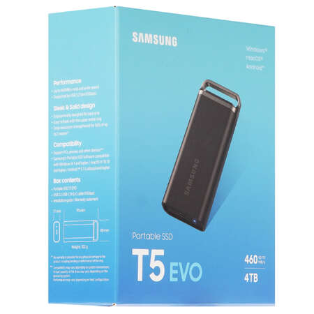 4000 ГБ Внешний SSD Samsung T5 EVO [MU-PH4T0S/WW]