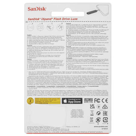 Память OTG USB Flash 64 ГБ SanDisk iXpand Flash Drive Luxe [SDIX70N-064G-GN6NN]