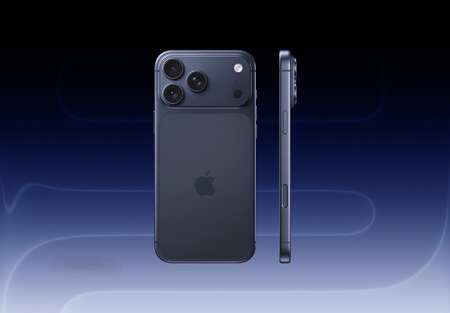 Телефон Apple iPhone 17 Pro Max 256 ГБ, eSim (электронная SIM-карта), цвет: глубокий синий (Deep Blue)