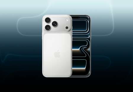 Телефон Apple iPhone 17 Pro Max 1 ТБ, eSim (электронная SIM-карта), цвет: серебристый (Silver)