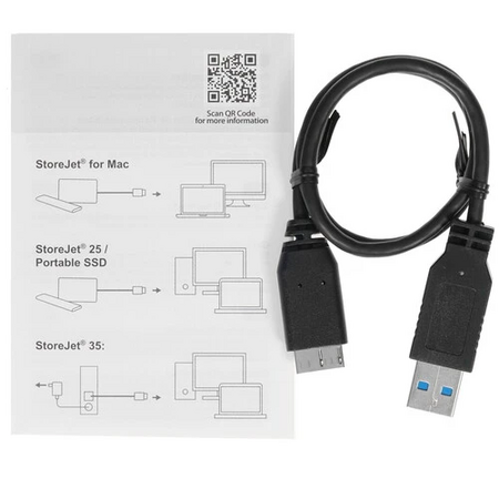 4 ТБ Внешний HDD Transcend StoreJet 25H3 [TS4TSJ25H3B]