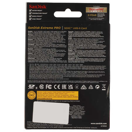 Карта памяти SanDisk Extreme Pro SDXC 256 ГБ [00000426944]