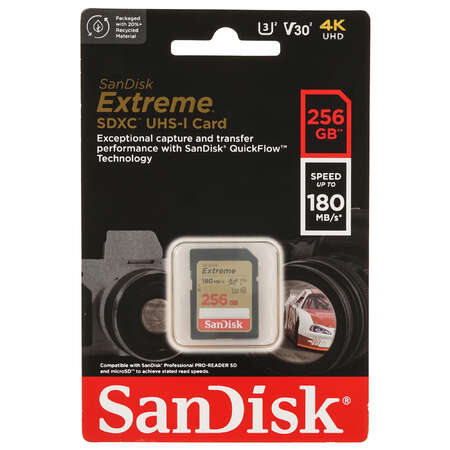 Карта памяти SanDisk Extreme SDXC 512 ГБ [SDSDXVV-512G-GNCIN]