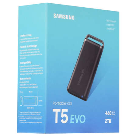 2000 ГБ Внешний SSD Samsung T5 EVO [MU-PH2T0S/WW]