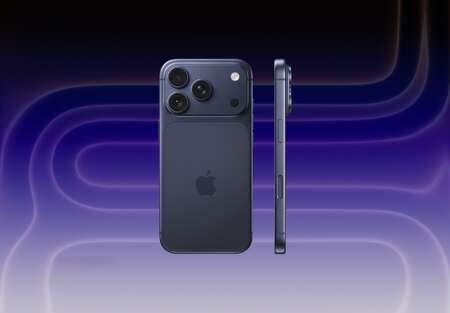 Телефон Apple iPhone 17 Pro 512 ГБ, eSim (электронная SIM-карта), цвет: глубокий синий (Deep Blue)