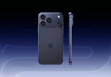 Телефон Apple iPhone 17 Pro Max 2 ТБ, eSim (электронная SIM-карта), цвет: глубокий синий (Deep Blue)