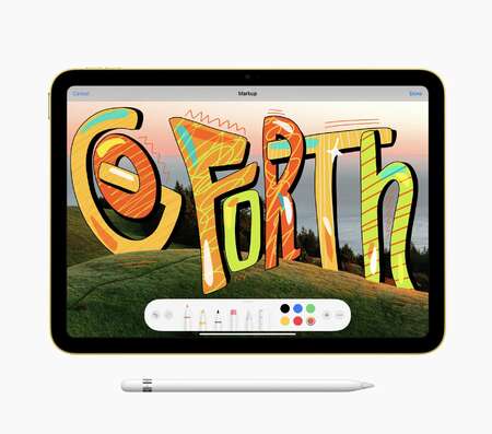 Планшет Apple iPad 10.9 (2022) 256GB Wi-Fi Blue (Голубой) MPQ93