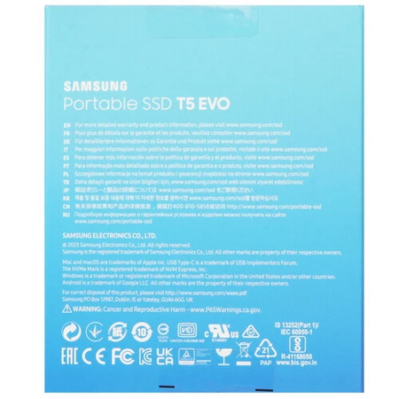 8000 ГБ Внешний SSD Samsung T5 EVO [MU-PH8T0S/WW]