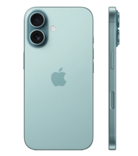 Смартфон Apple iPhone 16 128GB Teal (Бирюзовый) nano-Sim + eSim