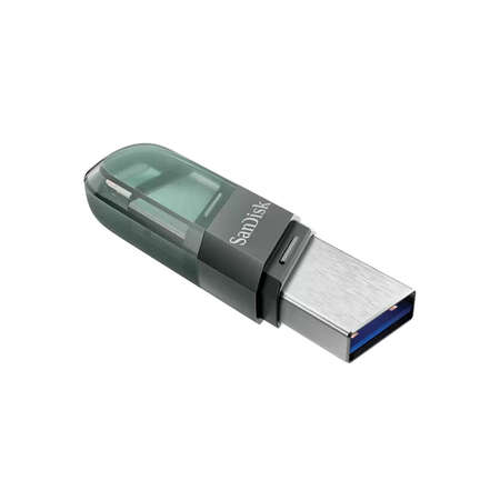 Память OTG USB Flash 256 ГБ SanDisk iXpand Flip [SDIX90N-256G-GN6NE]