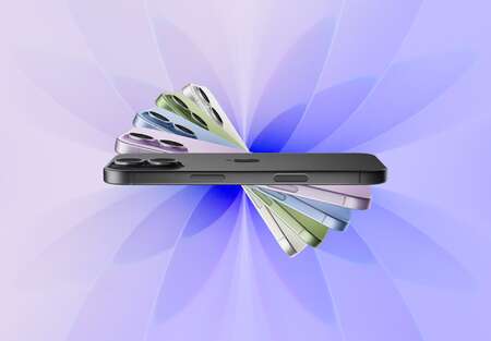 Телефон Apple iPhone 17 256 ГБ, цвет: лавандовый (Lavender)