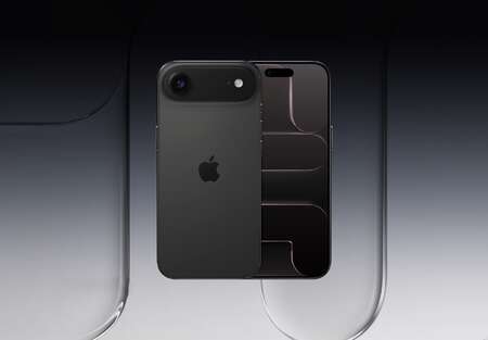 Телефон Apple iPhone Air 256 ГБ, eSim (электронная SIM-карта), цвет: черный космос (Space Black)