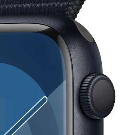 Apple Watch Series 9 GPS 41mm Midnight Aluminum Case with Sport Loop Band Midnight (Спортивный ремешок цвета Темная ночь) MR8Y3