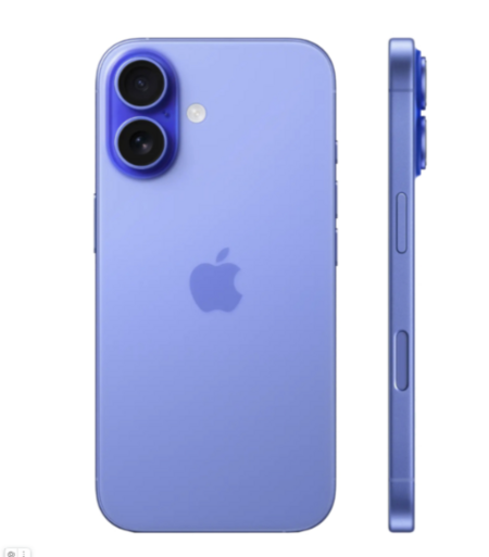 Смартфон Apple iPhone 16 128GB Ultramarine (Ультрамарин) nano-Sim + eSim