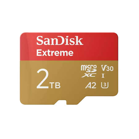 Карта памяти SanDisk Extreme microSDXC 2000 ГБ [SDSQXAV-2T00-GN6MN]