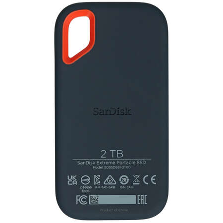 2000 ГБ Внешний SSD SanDisk Extreme Portable [SDSSDE61-2T00-G25]