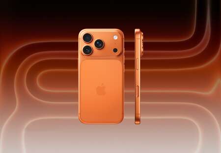 Телефон Apple iPhone 17 Pro 512 ГБ, цвет: космический оранжевый (Cosmic Orange)